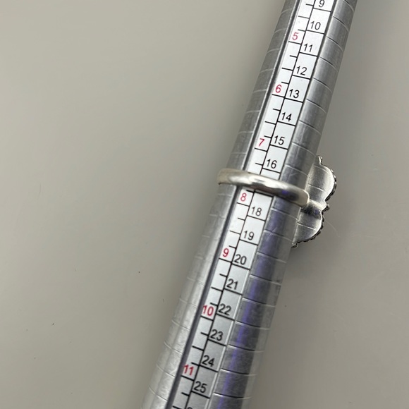 New Sandstone Goldstone Silver Overlay Ring Size 7.5 - 7.75 - Picture 5 of 7